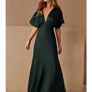 LEILA SATIN CHARMEUSE MAXI BRIDESMAID DRESS BHLDN